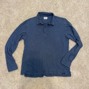 Faherty Long Sleeve Polo